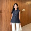 Soleil Denim Top