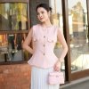 Velour Tweed Top