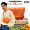 Cosmic Orange กระเป๋าสะพายข้าง แบรนด์ HOBS (100% Genunie) รุ่น Pure Orange ขนาด 9 นิ้ว