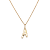 Alphabet Necklace in Gold