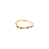 Eternity Wave Rainbow Ring