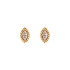Marquise Rope Lab Grown Diamond Stud Earrings