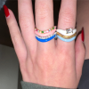 Skinny Wave Enamel Ring