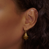 Sphere Tiger Eye Earrings