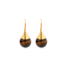 Sphere Tiger Eye Earrings
