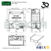 GT-CR1 - Single Tank Conveyor Dishwasher
