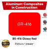 คอมโพสิต สีแดงเงา BSGR-416 Premium Aluminum Composite 4 mm