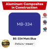 คอมโพสิต สีน้ำเงินด้าน BSMB-334 Premium Aluminum Composite