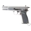 WE - Browning Hi-Power MK3 Silver Airsoft GBB Pistol