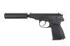 WE - MAKAROV BLACK WITH SILENCER ( GBB )