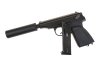 WE - MAKAROV BLACK WITH SILENCER ( GBB )