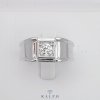 Men Wedding Ring 0.40 carat GIA