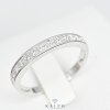 Princess Cut Diamond Half Ring