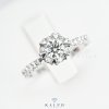 Solitaire Engagement Ring with Heart Prong