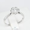 Solitaire Engagement Ring with Heart Prong