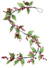 1.8m. Christmas Garland with Red Berry