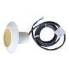ไฟ ELCOMP-RGB  10W/12V แสงสี RGB เปลี่ยนสีอัตโนมัติ  สำหรับสระไวนิล เฉพาะโคม เกรด B (เก่าเก็บผิวหน้าเหลืองนิดหน่อย)