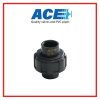 ACE PVC Socket Union ข้อต่อยูเนี่ยน 1/2" สวมท่อสีฟ้าทากาวทั้ง 2 ด้าน