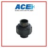 ACE PVC Socket Union ข้อต่อยูเนี่ยน 1/2" สวมท่อสีฟ้าทากาวทั้ง 2 ด้าน