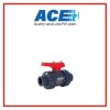 ACE TRUE UNION BALL VALVE 1/2" ABS Handle ABS Ball & Stem PVC Body EPDM Oring