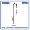 Shower with timer and 2 shower head