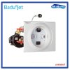 เครื่องว่ายทวนคลื่นกระแสน้ำ แบบฝัง “SPECK” Badu Jet Super Sport Counter Current Swim Jet, 2 Nozzles, Plastic Covered & Complete set with Pump 380V/3PH & LED Light, Built-In Type