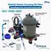 EMAUX Mobile Cleaning DE Filter ชุดรถเข็นดูดตะกอน ทำความสะอาดสระว่ายน้ำ ** ถังกรองผ้า น้ำใสกว่า