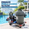 EMAUX Mobile Cleaning DE Filter ชุดรถเข็นดูดตะกอน ทำความสะอาดสระว่ายน้ำ ** ถังกรองผ้า น้ำใสกว่า