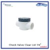 Emaux Check Valve Clear Lid V40-1(A) เช็ควาล์วฝาใส 1.5" ABS & PVC แบบสวมท่อ