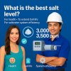 What is the optimal salt level? For health, longer cell lifespan, and maximum performance of your salt chlorinator, 3,000–3,500 ppm is the ideal range.