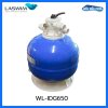ถังกรองทราย WL-IDG650 ￠635mm/ 25"  Top mount filter (polyester laminated) with 1.5'' Multiport Valve, blue color