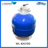 ถังกรองทราย WL-IDG700 ￠700mm/ 28"  Top mount filter (polyester laminated) with 1.5'' Multiport Valve, blue color