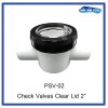 เช็ควาล์วฝาใส Check Valve Clear Lid  2" (แบบสวม)
