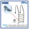 บันไดสระแบบ Standdard 5 ขั้น ขาตรง  with Luxe model steps AISI-316
