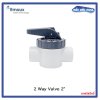 Emaux 2-Way Valve V50-2(A) วาล์ว 2 ทาง ขนาด 2" วัสดุ ABS&PVC แบบสวมท่อ