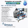 Complete set Emaux ระบบเกลือสำหรับสระไม่เกิน 80 คิว