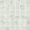 โมเสกแก้ว CYPRUS WHITE(98)  ขนาดเม็ด 48x48x4mm แผ่นละ 36 เม็ด บรรจุ 11 แผ่น/กล่อง