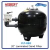 เครื่องกรองทราย FLT-082 Laminated Sand Filter  ขนาด 32" แบบมัลติพอร์ตวาล์วด้านข้าง 2"  NOZBART