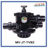 มัลติพอร์ตวาล์ว  2"  for Sand Filter รุ่น KP D.800 - 1200 Top Mount [สีดํา]