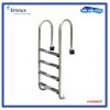 บันได 4 ขั้น Stainless รุ่น NMU415‐SR-316 Emaux With Anti-slip pad