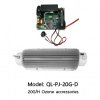 QL-PJ-20G-D OZONE TUBE & POWER SUPPLY  20g/h 220V/50Hz Adjustable 10-200w