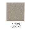 กระเบื้อง สี Ivory ขนาด 2"x2" 1 ตารางเมตร(360 แผ่น) หนา 0.7 mm น้ำหนัก 17 ก.ก. Gratde A