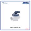 Emaux 2-Way Valve V40-2(A) วาล์ว 2 ทาง 1.5" วัสดุ ABS&PVC แบบสวมท่อ