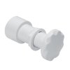 แอร์วาล์ว EM1835 Standard Air Valve Control ABS, Connection 1.5" สีขาว