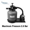 Emaux Filtration System FSP450-6W ชุดถังกรองพร้อมปั๊ม อัตราการกรอง 8.10 m3/h วาล์ว 1.5"