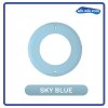 กรอบโคมสี  SKY BLUE ใช้คู่กับดวงไฟรุ่น PSN  6w เส้นผ่านศูนย์กลาง 110มม  วัสดุ ABS