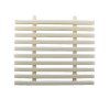 Overflow Grating 25 cm. Ivory, Straight Pattern