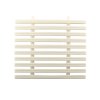 Double-Spine Overflow Grating – Ivory Diamond Pattern, Size 25 cm.