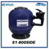 ถังกรองทราย Kripsol S1-800 Laminated Side Mount D.500 Multiport Valve 2" (ราคาเฉพาะถังกรองไม่รวมทราย)