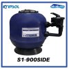 ถังกรองทราย Kripsol S1-900 Laminated  Side Mount D.900 Multiport Valve 2" (ราคาเฉพาะถังกรองไม่รวมทราย)